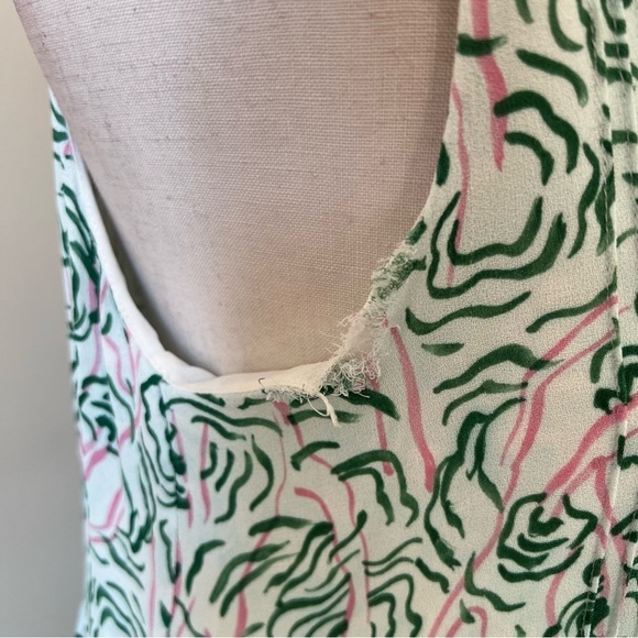 3.1 Philip Lim flowy printed patterned sleeve dress white 13087 - Picture 16 of 16